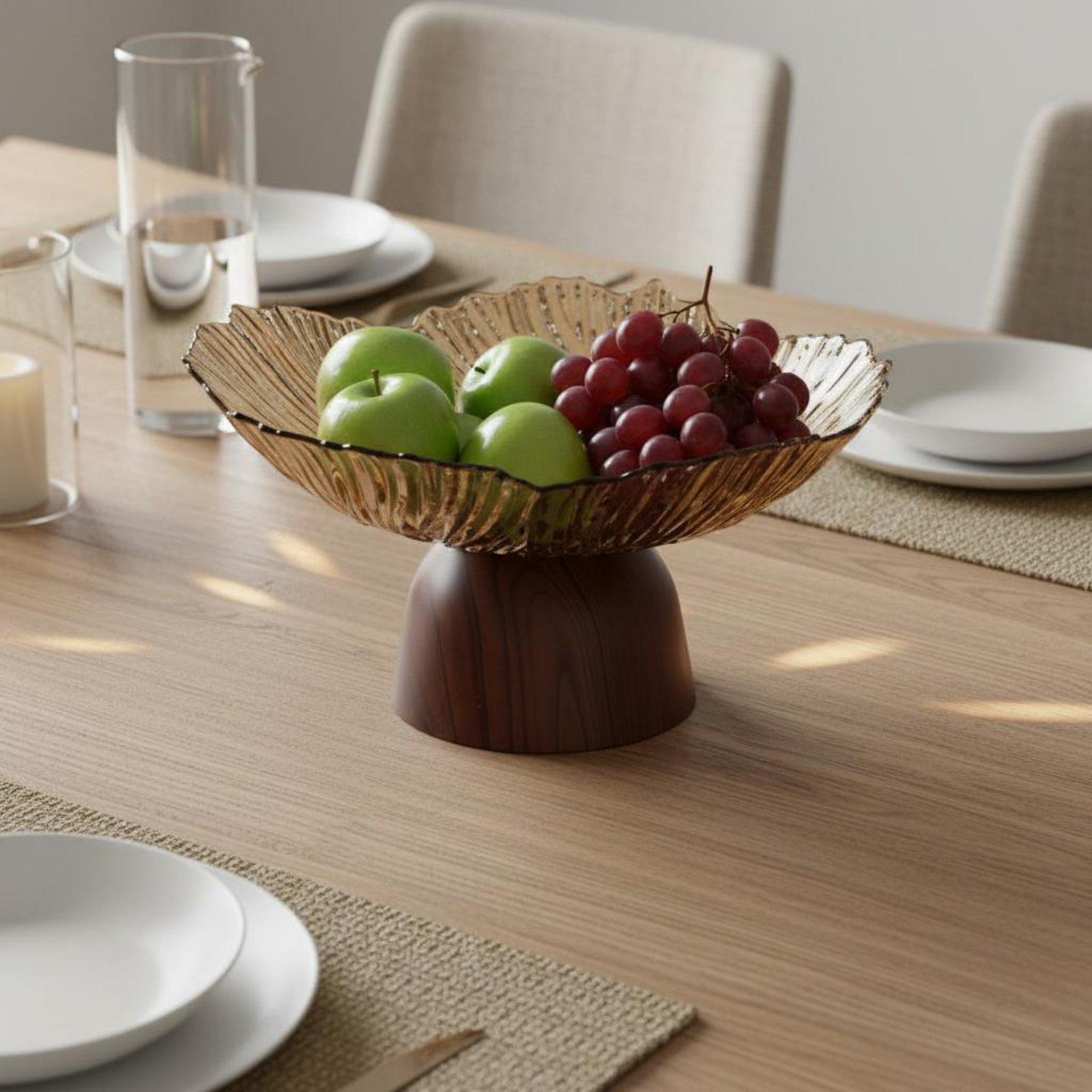 Wooden Serving Tray - 산업용 트레이 인조 나무 디자인 높이