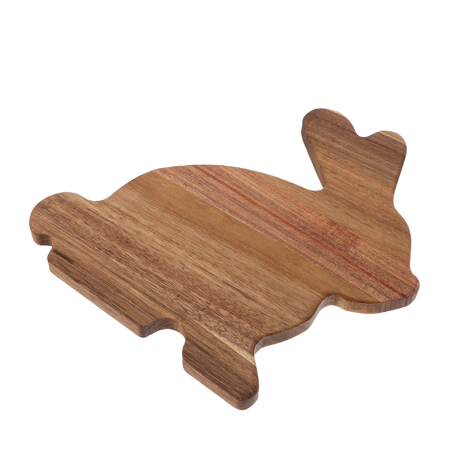 Wooden Serving Tray - 토끼 모양 나무 서빙 플래터 천연