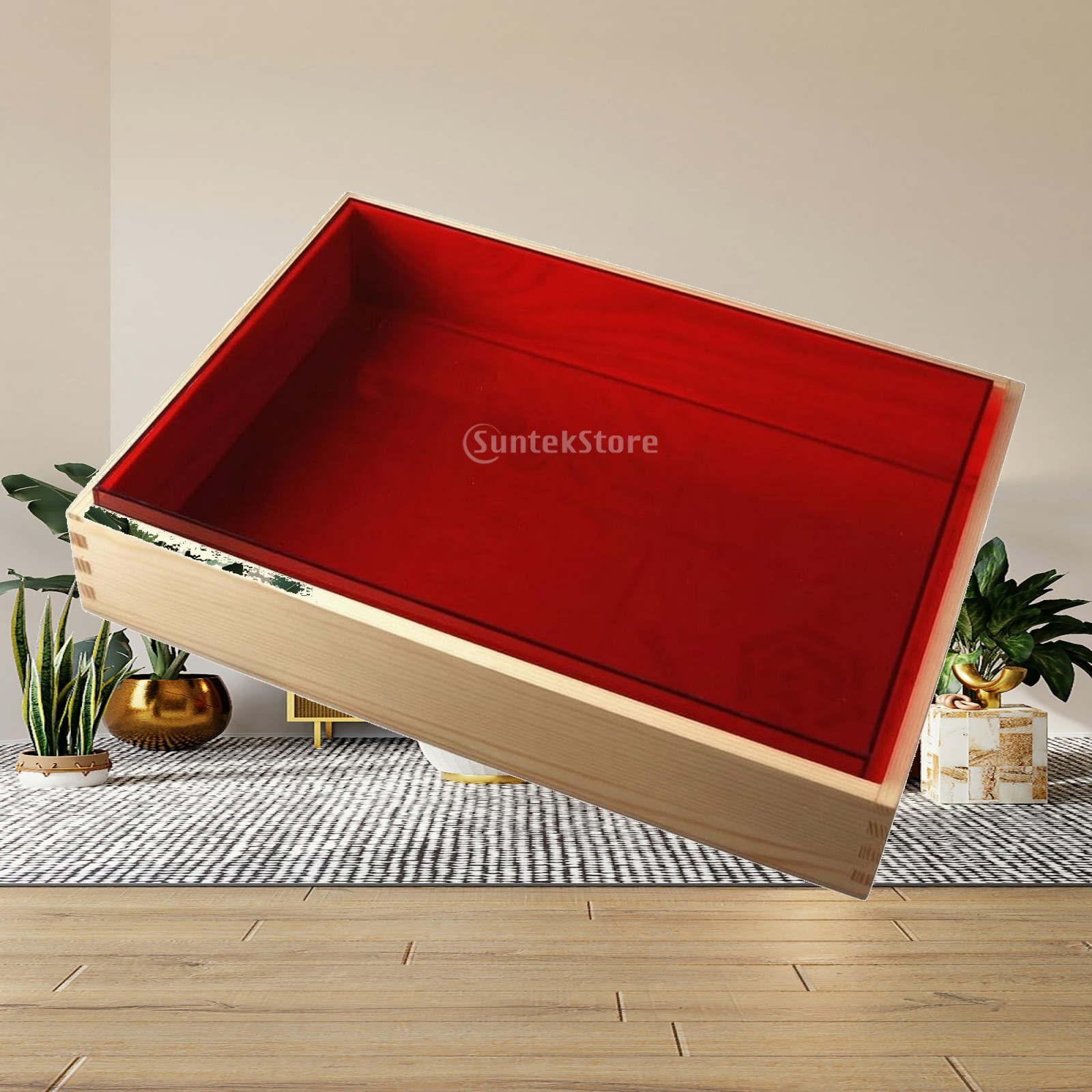 Wooden Serving Tray - 사시미 프리젠테이션 박스 고급 나무 서빙