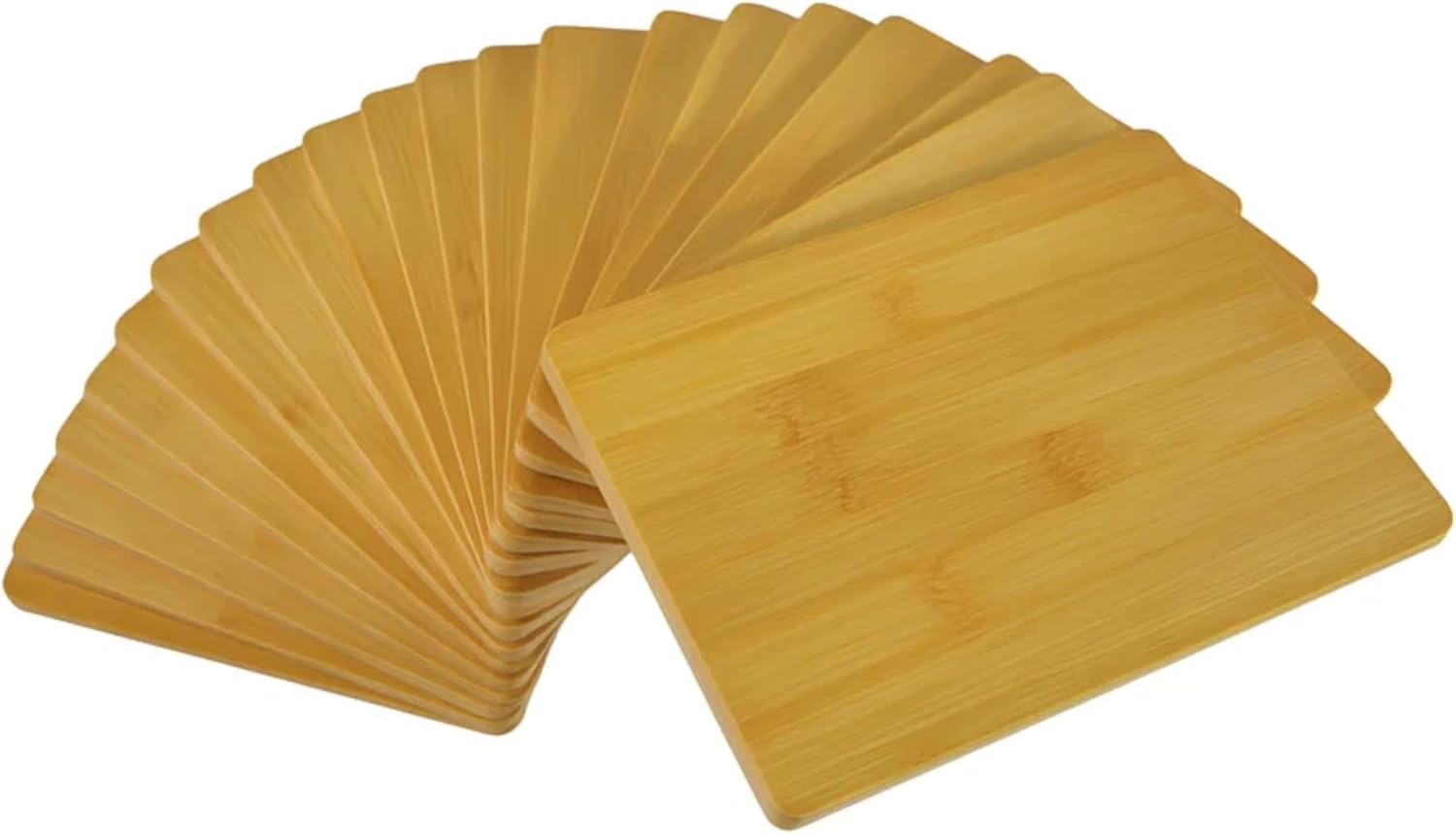 Wooden Serving Tray - 24개 세트, 8인치X6인치 대량 도매 무지