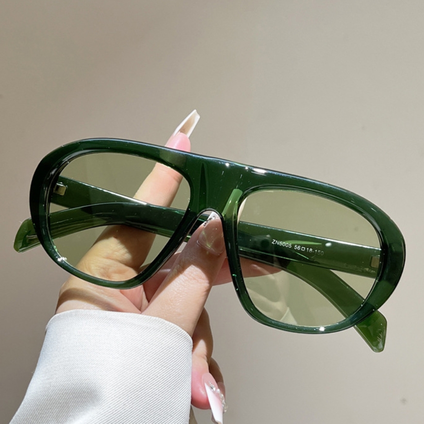 Luxury Lifestyle Store - 새로운 오버사이즈 파일럿 선글라스 여성 남성