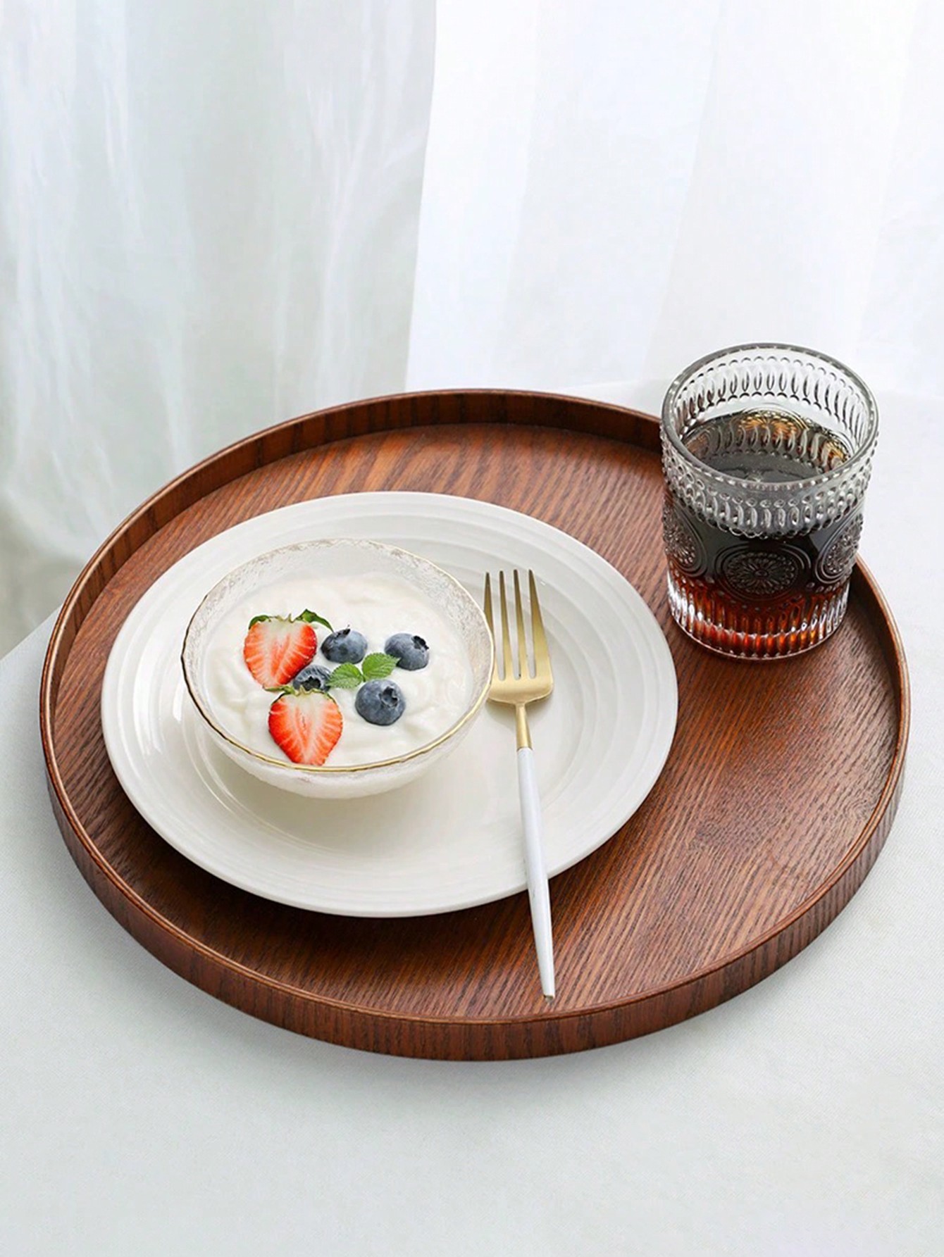 1개/3개입 천연 나무 서빙 트레이, 스낵, 케이크,  - Wooden Serving Tray 리뷰 및 가격