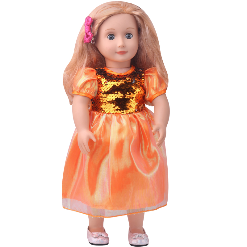 18인치 인형 소녀 버블 슬리브 공주 드레스 인형 스팽 - Luxury Lifestyle Dress 리뷰 및 가격
