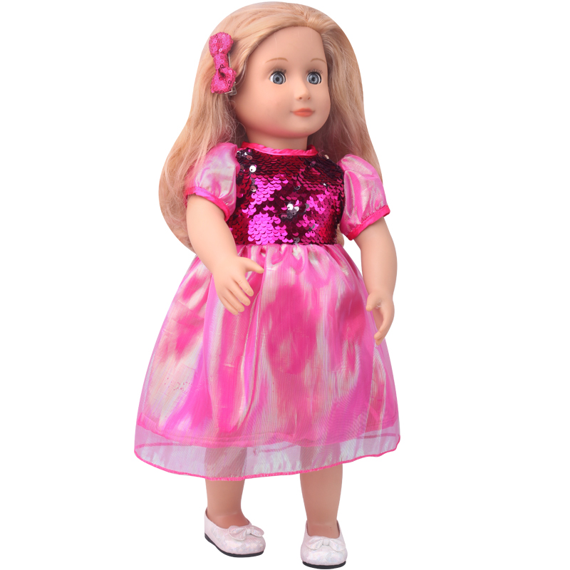 18인치 인형 소녀 버블 슬리브 공주 드레스 인형 스팽 - Luxury Lifestyle Dress 리뷰 및 가격