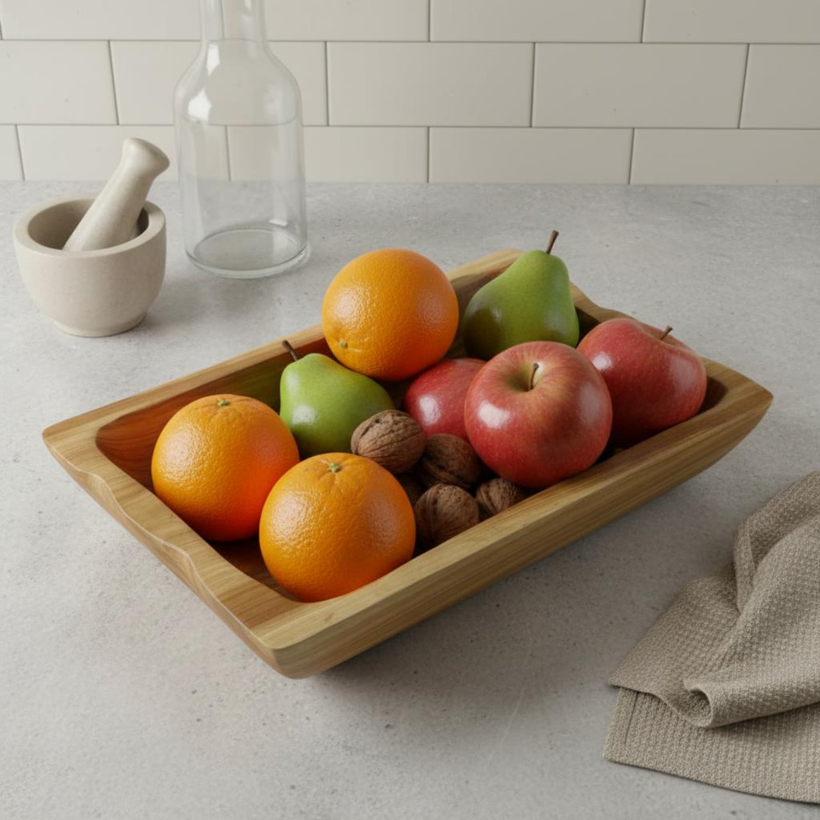 원목 수납함 대용량 러스틱 우드 과일 접시 서빙 트레이 - Wooden Serving Tray 리뷰 및 가격
