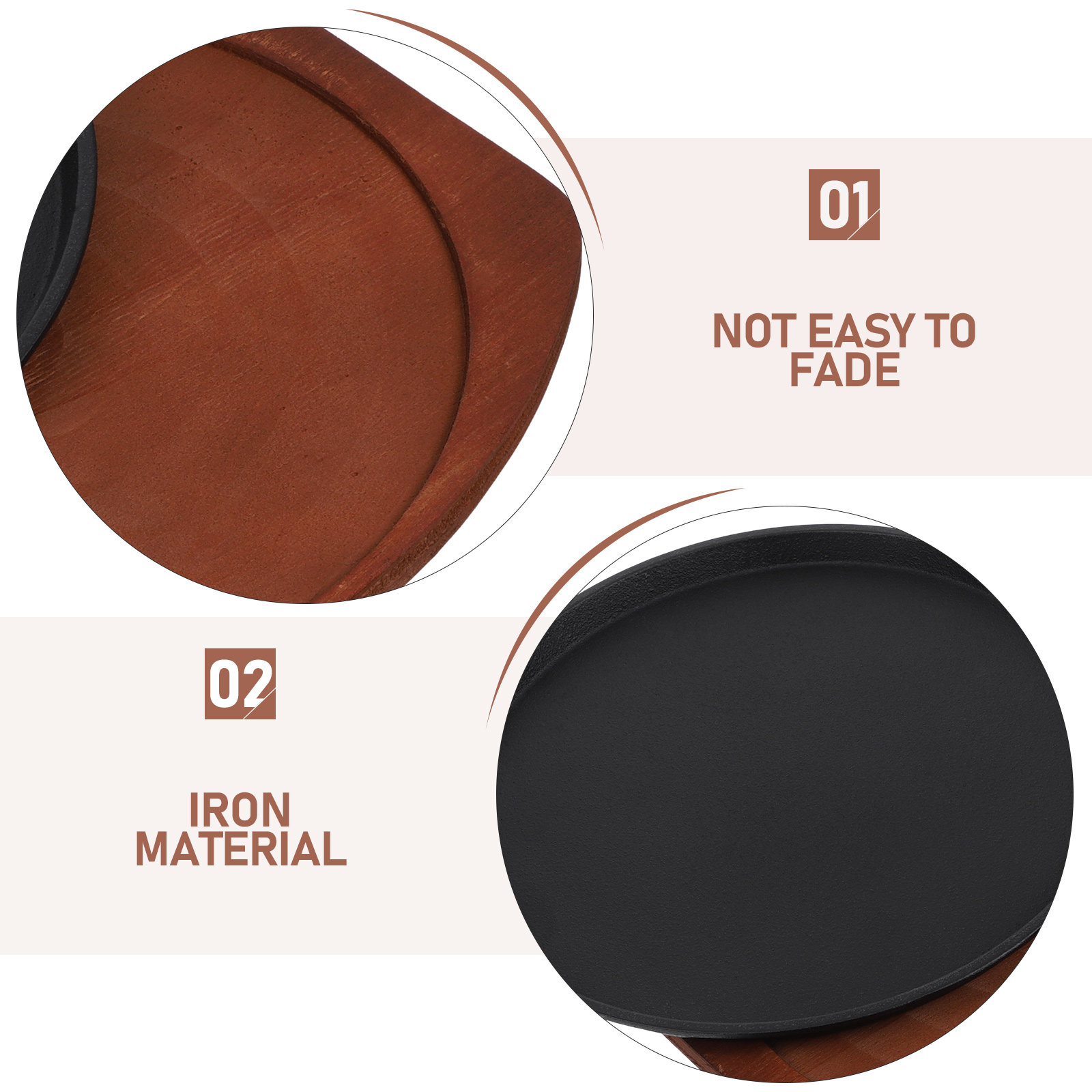 철제 스테이크 그릴 플레이트 1세트, 원목 트레이 포함 - Wooden Serving Tray 리뷰 및 가격