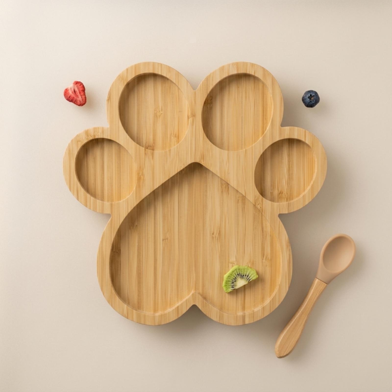 칸막이가 있는 대나무 접시, 나무 접시, 어린이, 아기 - Wooden Serving Tray 리뷰 및 가격