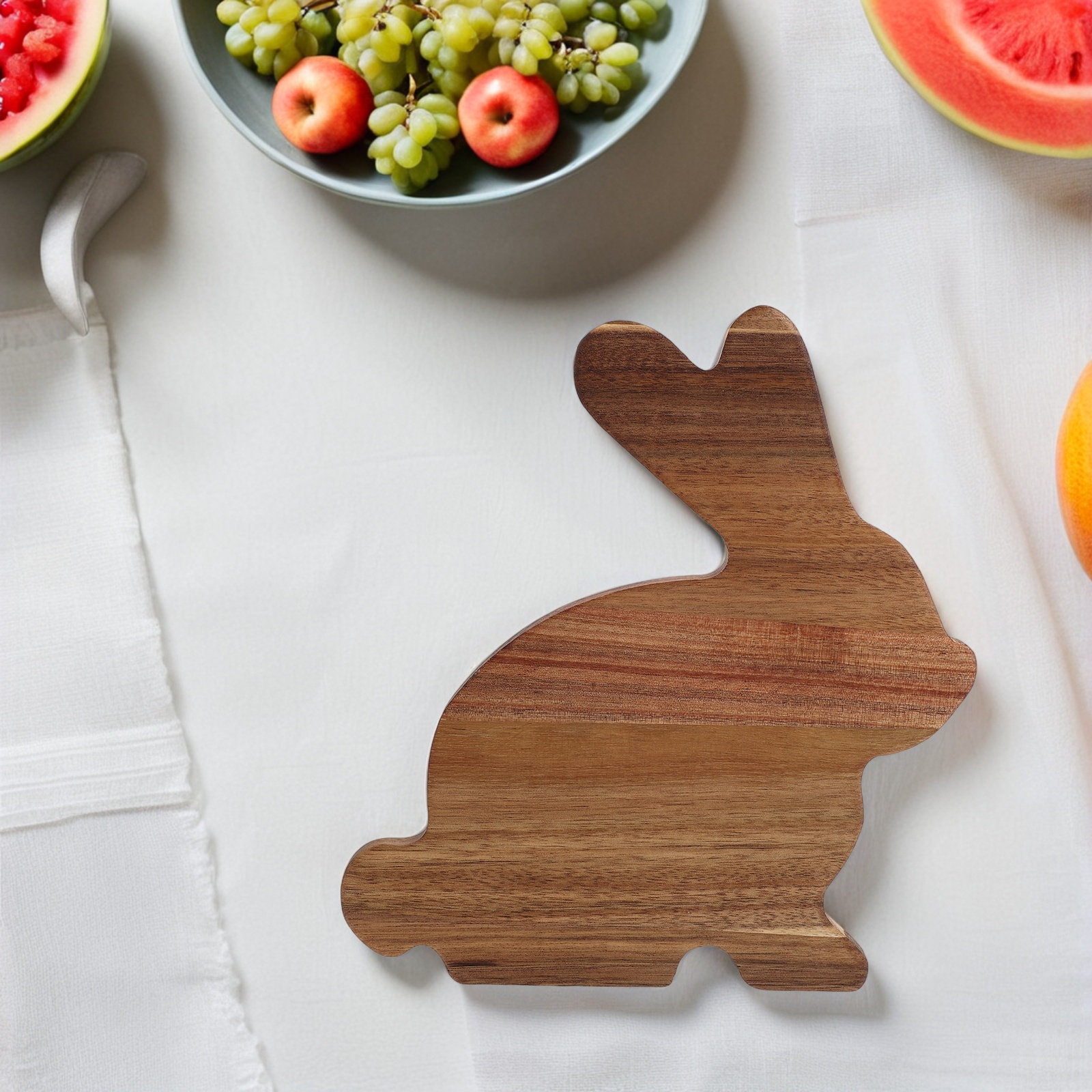 토끼 모양 나무 서빙 플래터 천연 토끼 치즈 보드 8. - Wooden Serving Tray 리뷰 및 가격