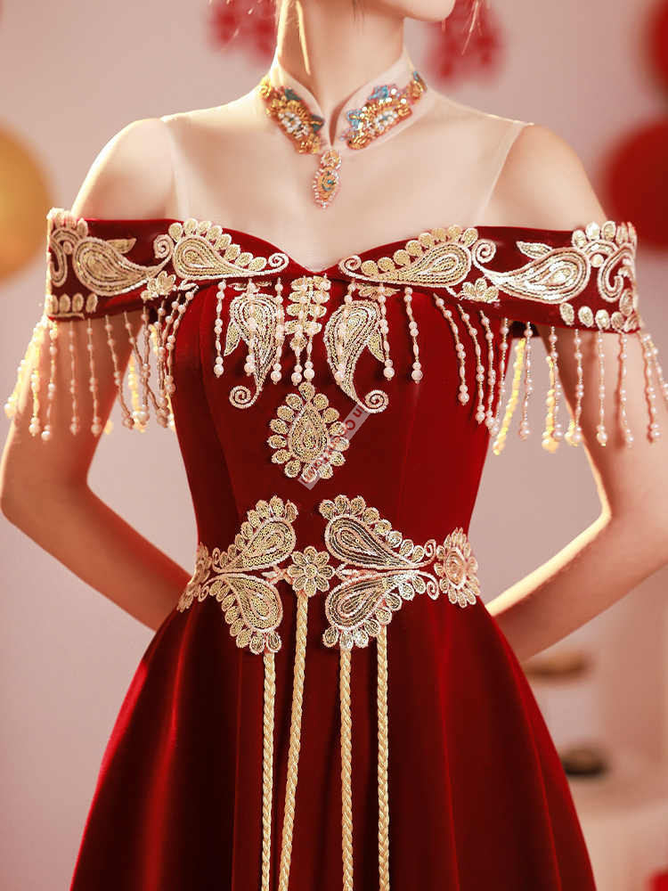 중국식 토스트 드레스 신부의 치파오 작은 체형에도 일상 - Luxury Lifestyle Dress 리뷰 및 가격