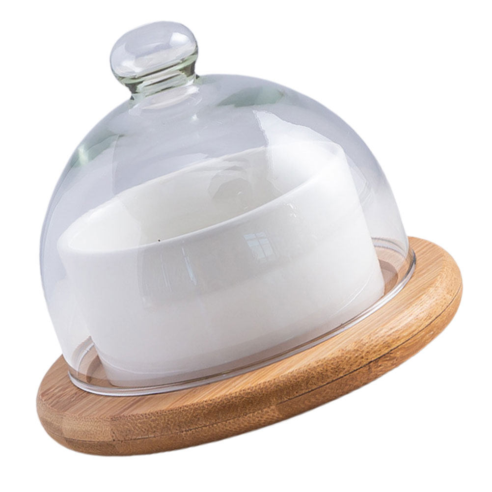 세라믹 샐러드 볼 세트, 투명 유리 돔 뚜껑, 천연 나 - Wooden Serving Tray 리뷰 및 가격