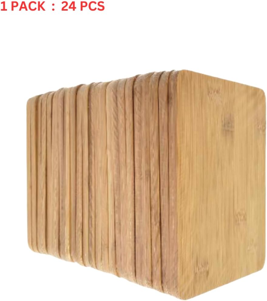 24개 세트, 8인치X6인치 대량 도매 무지 대나무 도 - Wooden Serving Tray 리뷰 및 가격
