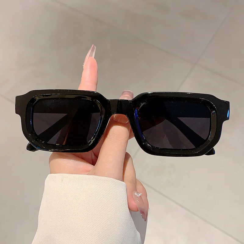 빈티지 직사각형 프레임 선글라스 야외 남성 선글라스 럭 - Luxury Lifestyle Store 리뷰 및 가격