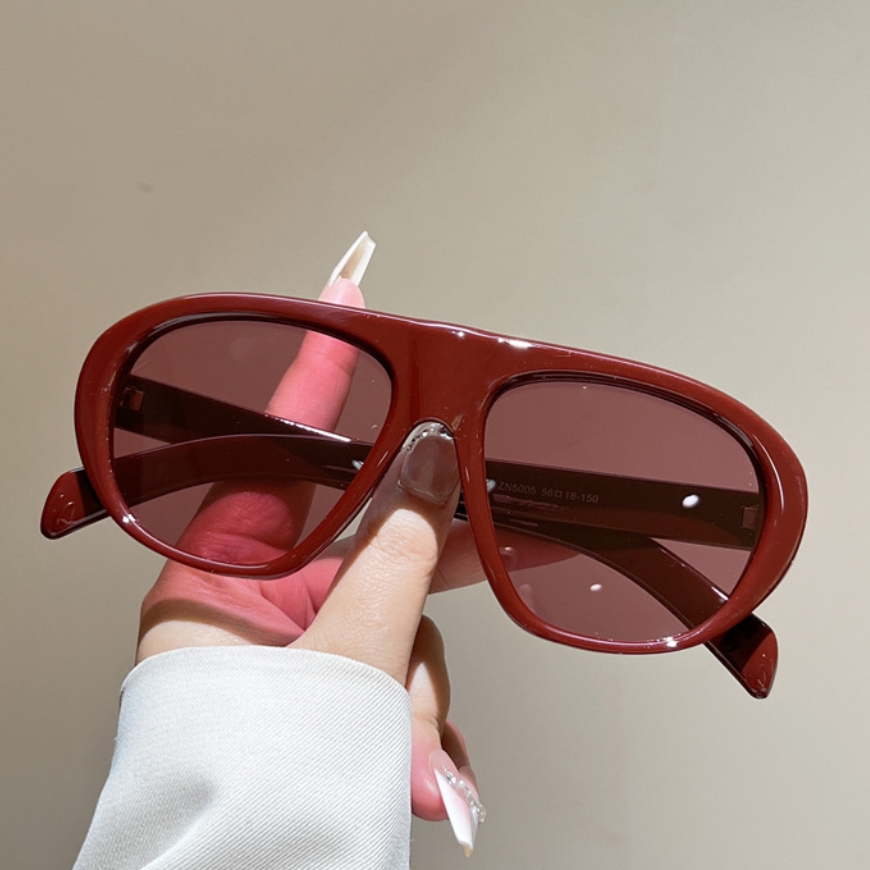 새로운 오버사이즈 파일럿 선글라스 여성 남성 빈티지 브 - Luxury Lifestyle Store 리뷰 및 가격